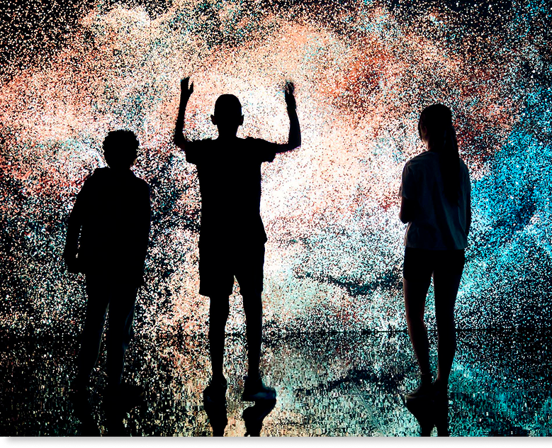 Niños en actividad digital